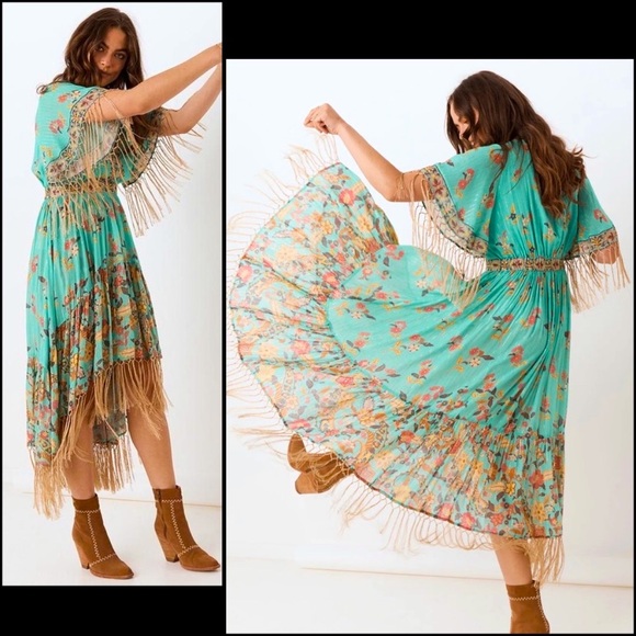 🆕✨ Spell & the Gypsy Collective Hendrix Tassel Dress 🦋 - Picture 6 of 16